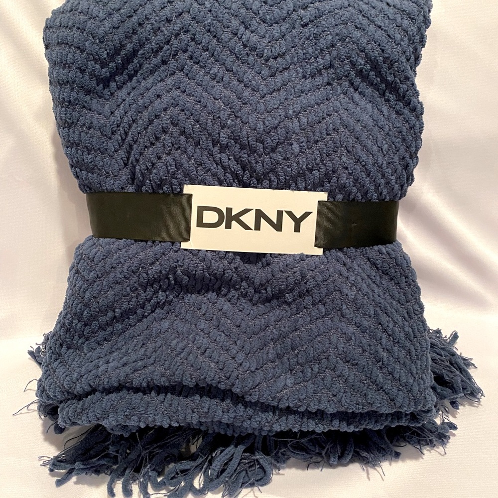 DKNY Knit Throw Blanket